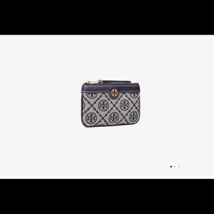 Tory Burch T Monogram Jacquard  Card case. Carried two times.